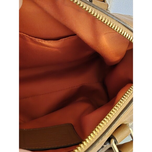 COACH F38312 VARISTY STRIPE MINI BENNETT SATCHEL X-BODY Purse Bag - Picture 11 of 16